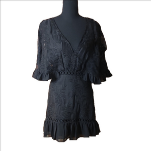Fab'rik Black Lace Dress, Size Medium